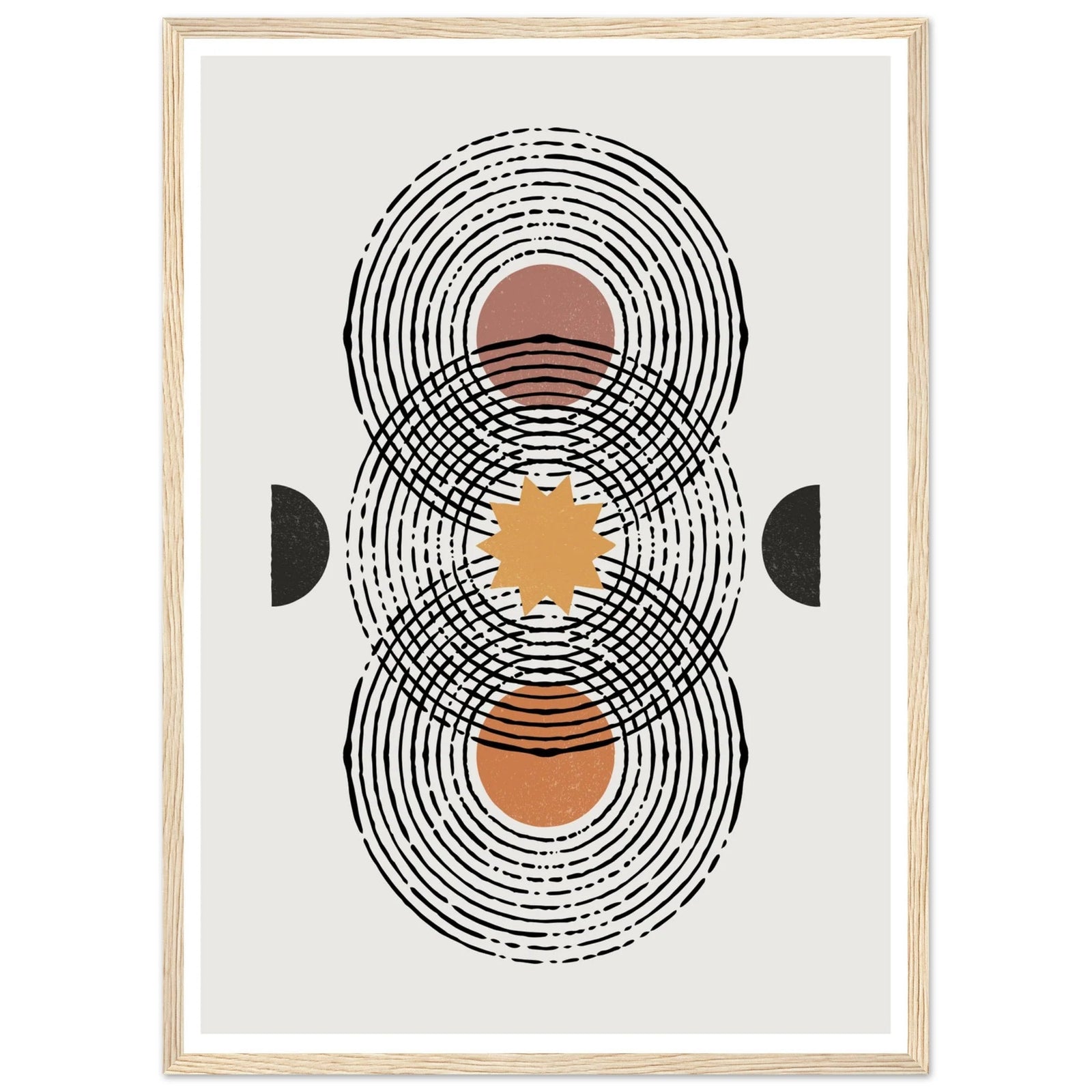 Circles Minimalist Wall Art - The Trendy Art