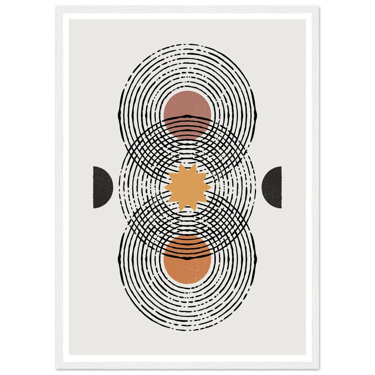Circles Minimalist Wall Art - The Trendy Art