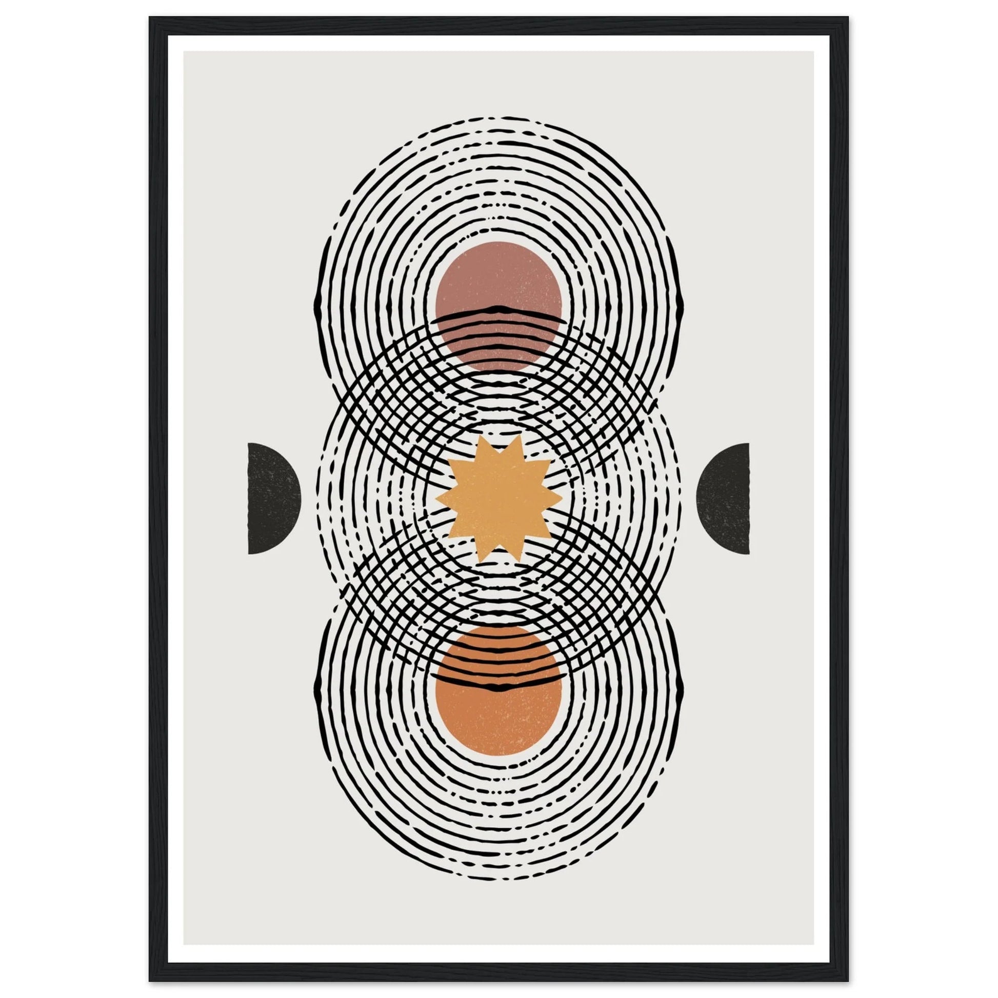 Circles Minimalist Wall Art - The Trendy Art