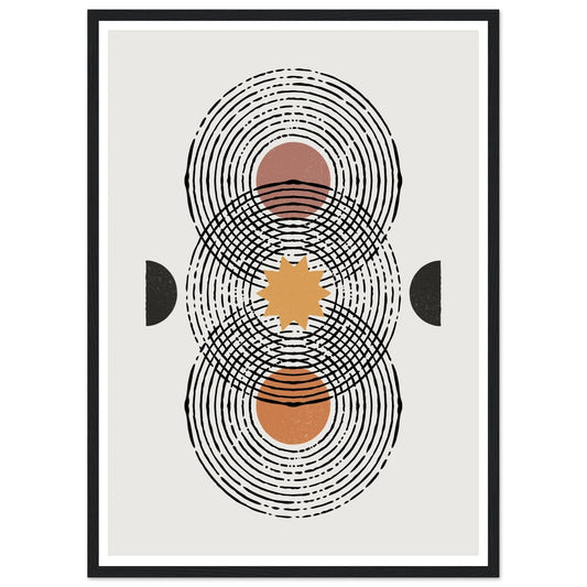 Circles Minimalist Wall Art - The Trendy Art