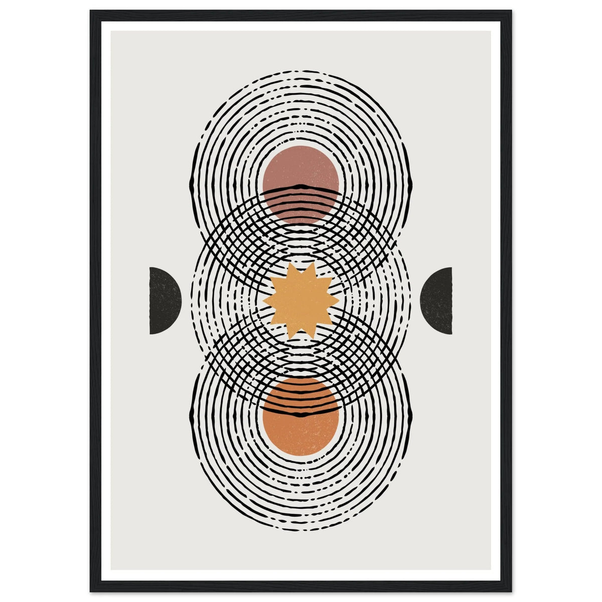 Circles Minimalist Wall Art - The Trendy Art