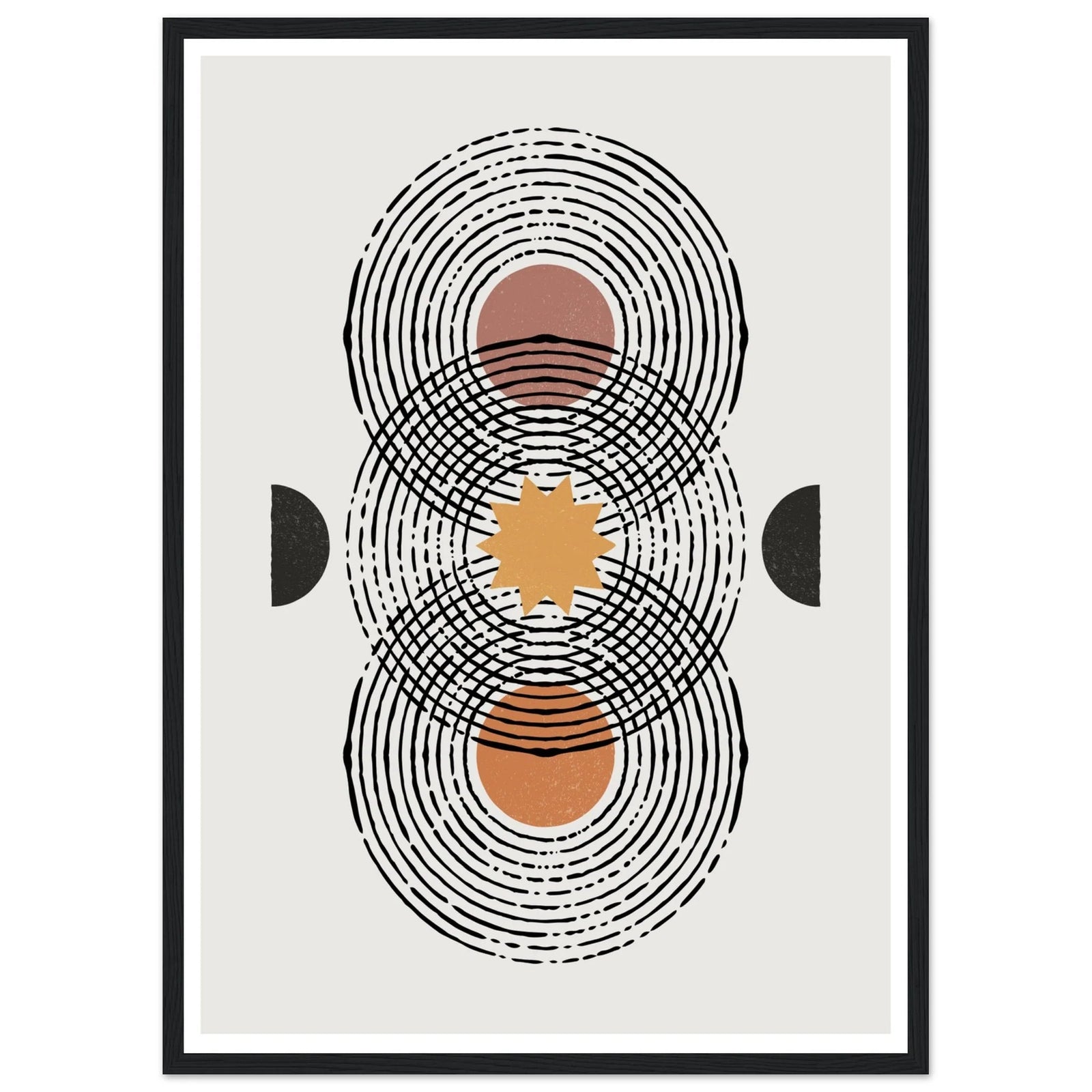 Circles Minimalist Wall Art - The Trendy Art