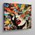 Collage Woman Face Canvas - The Trendy Art