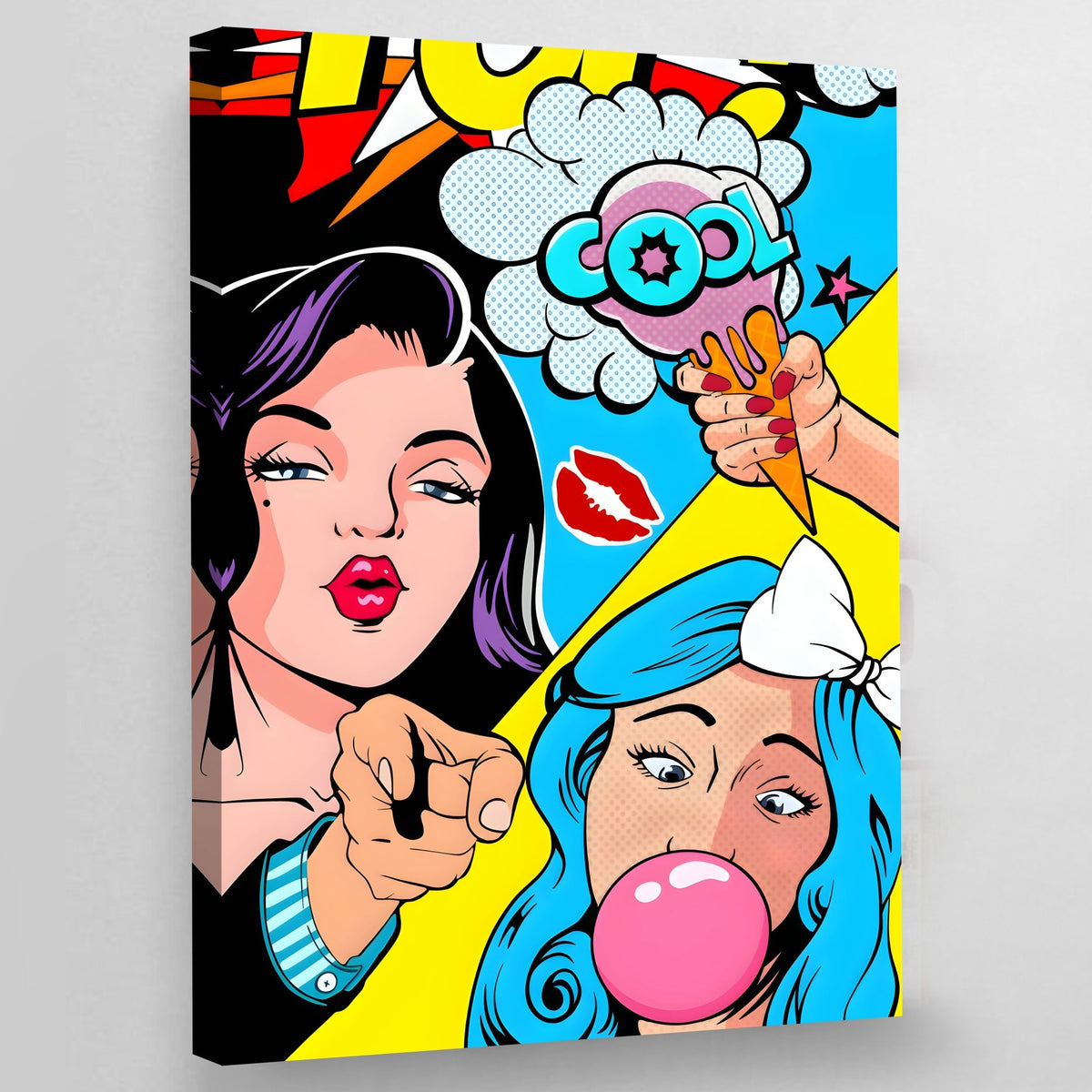 Colorful Pop Art Wall Art - The Trendy Art