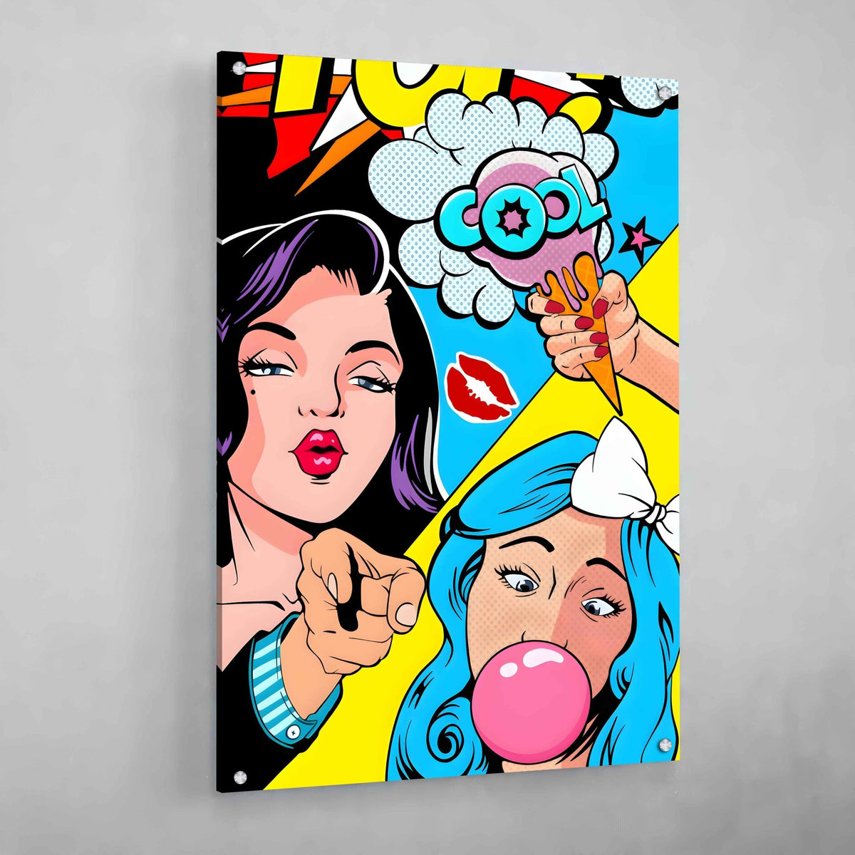 Colorful Pop Art Wall Art - The Trendy Art