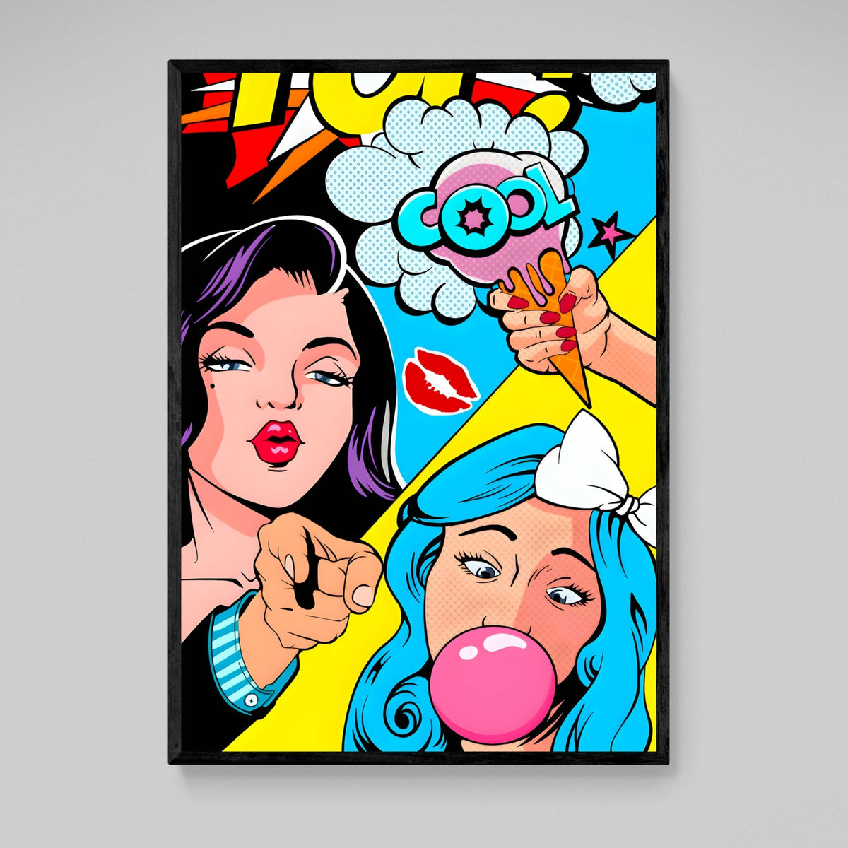 Colorful Pop Art Wall Art - The Trendy Art