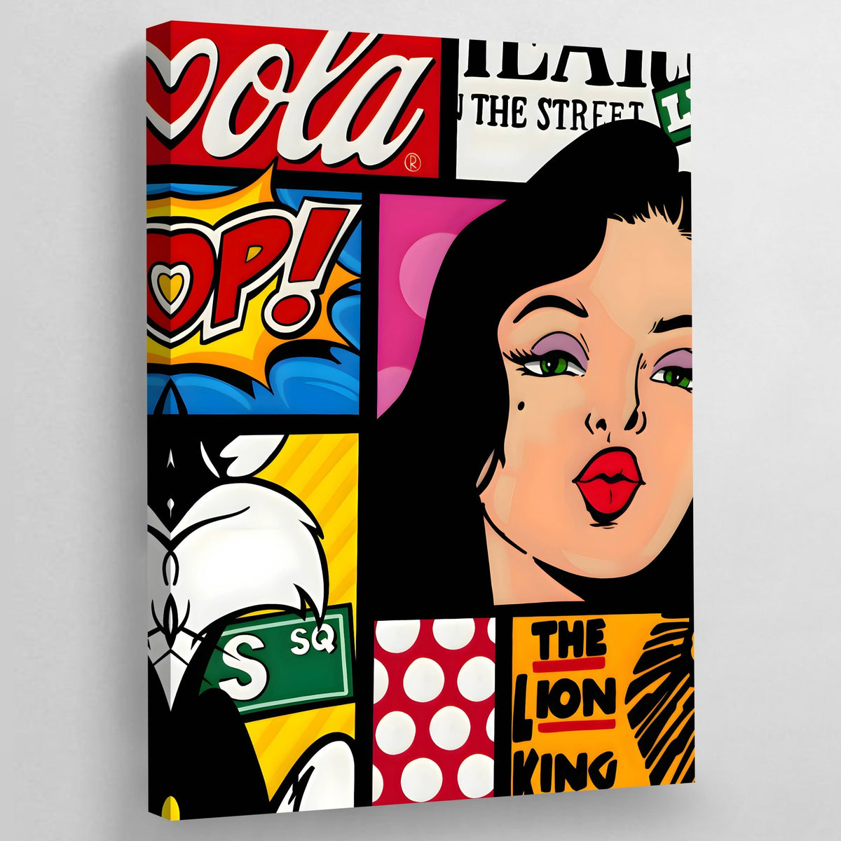Comic Book Pop Art Canvas - The Trendy Art