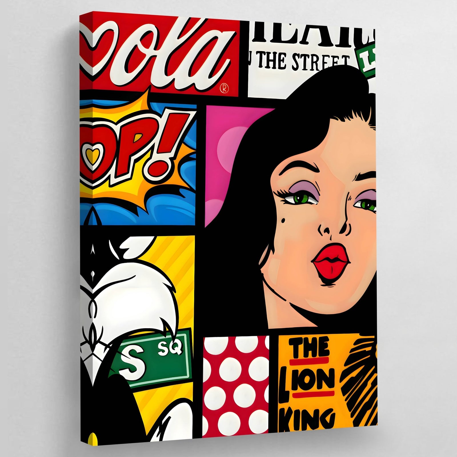 Comic Book Pop Art Canvas - The Trendy Art