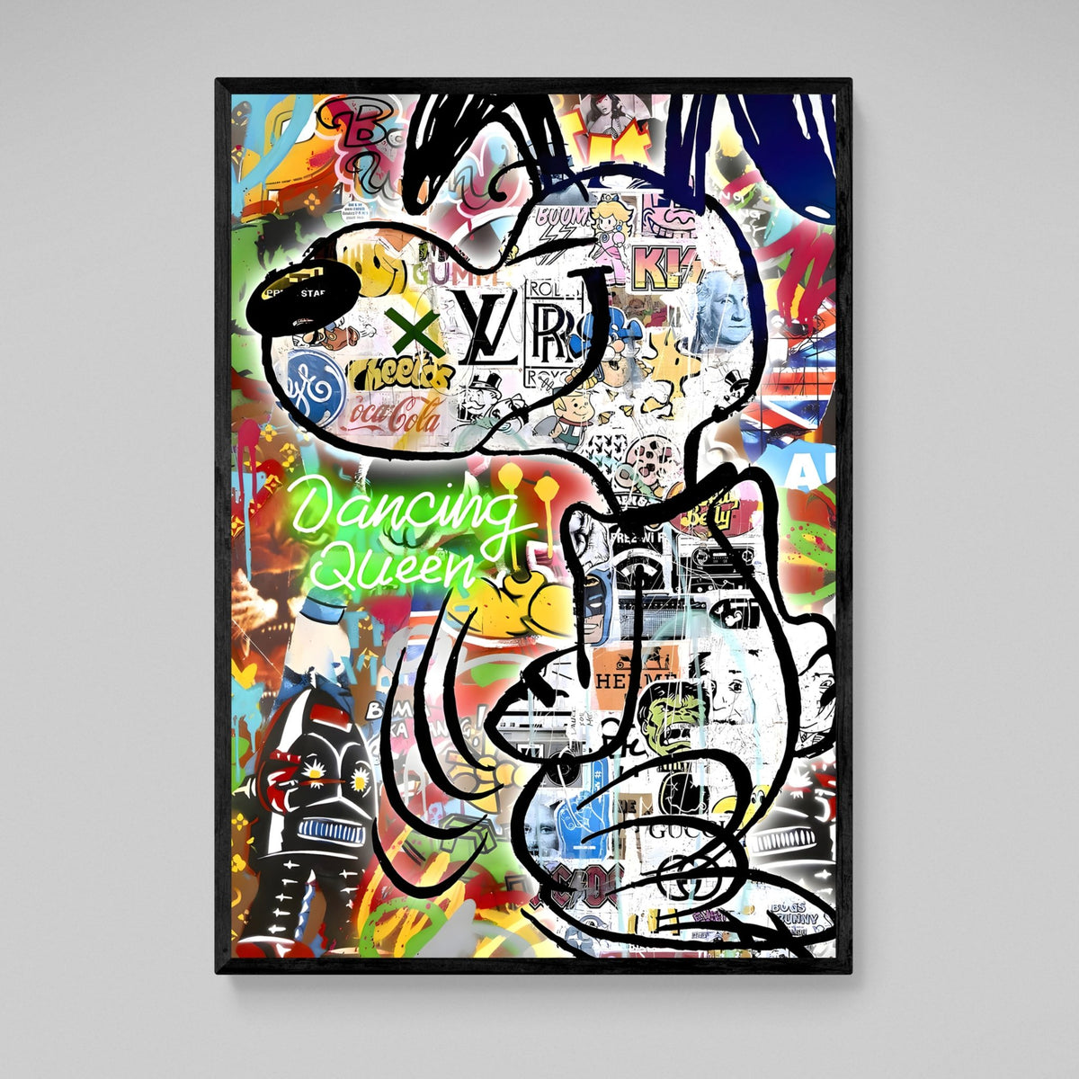 Comic Cartoon Pop Canvas - The Trendy Art