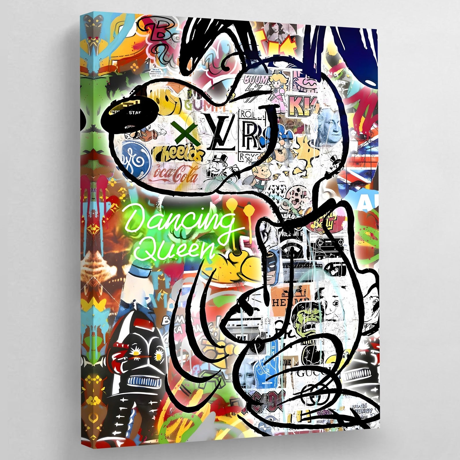 Comic Cartoon Pop Canvas - The Trendy Art