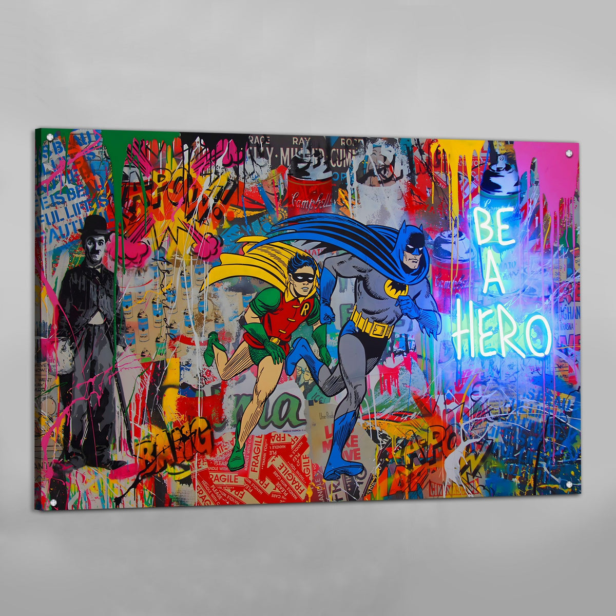 Comic Graffiti Wall Art - The Trendy Art