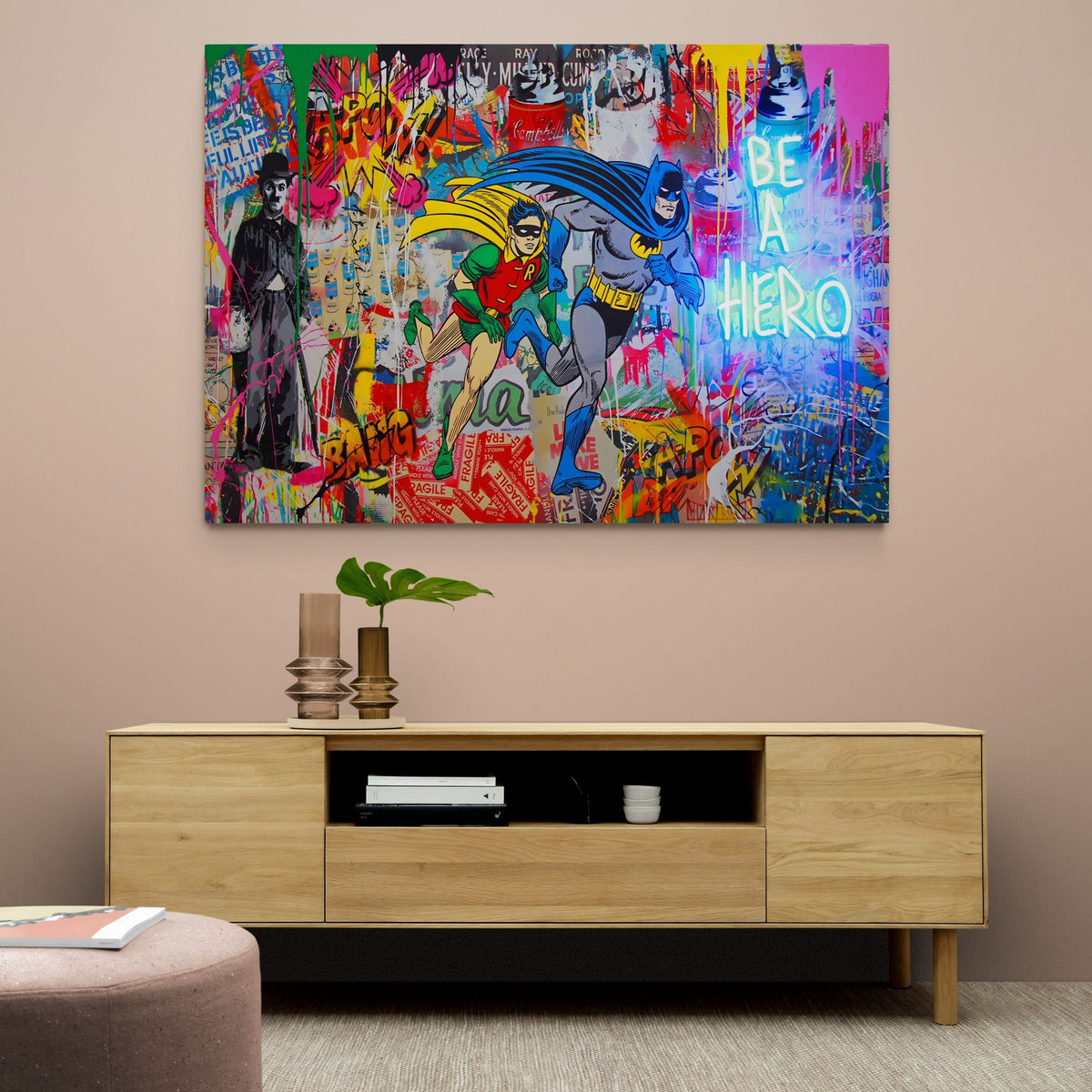 Comic Graffiti Wall Art - The Trendy Art