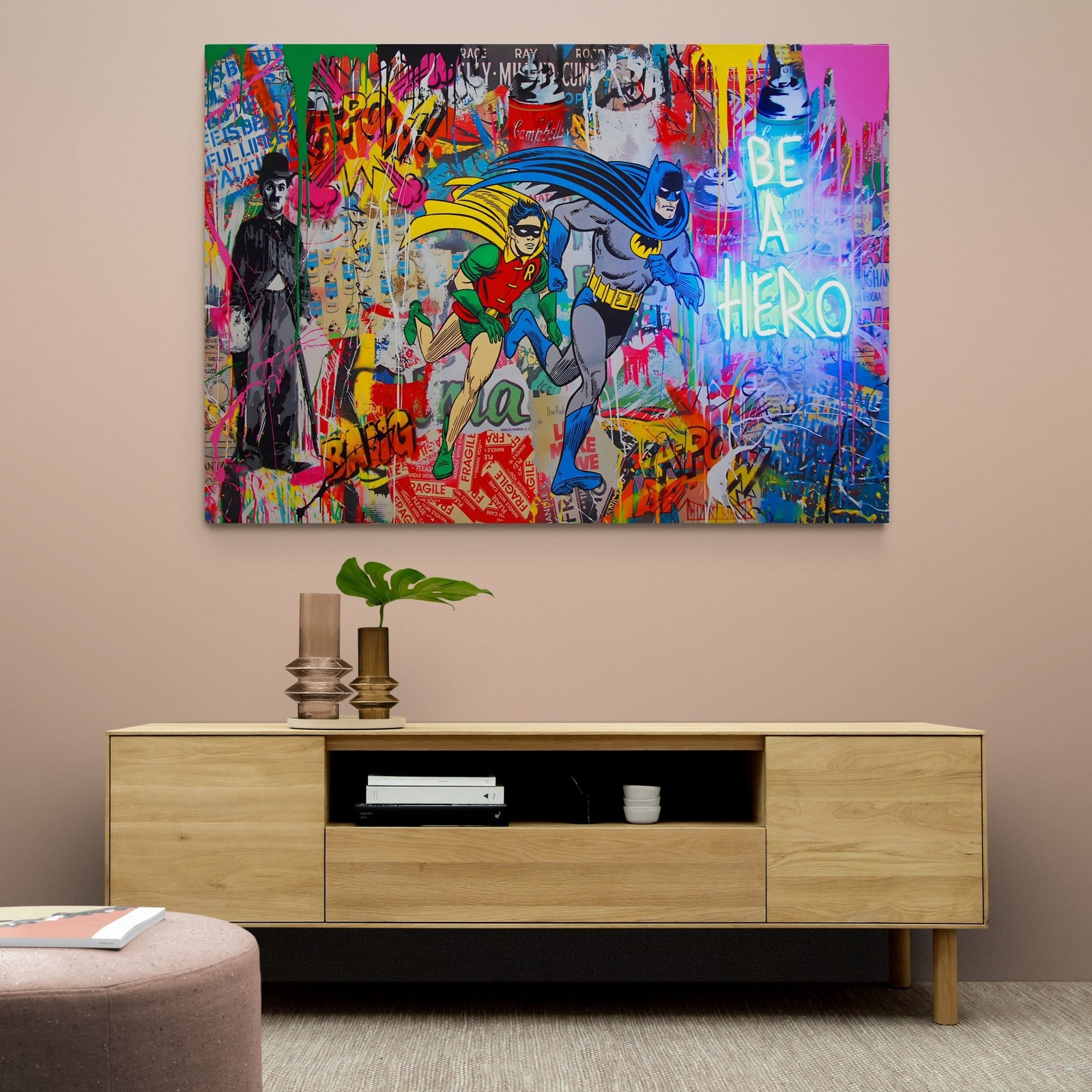 Comic Graffiti Wall Art - The Trendy Art
