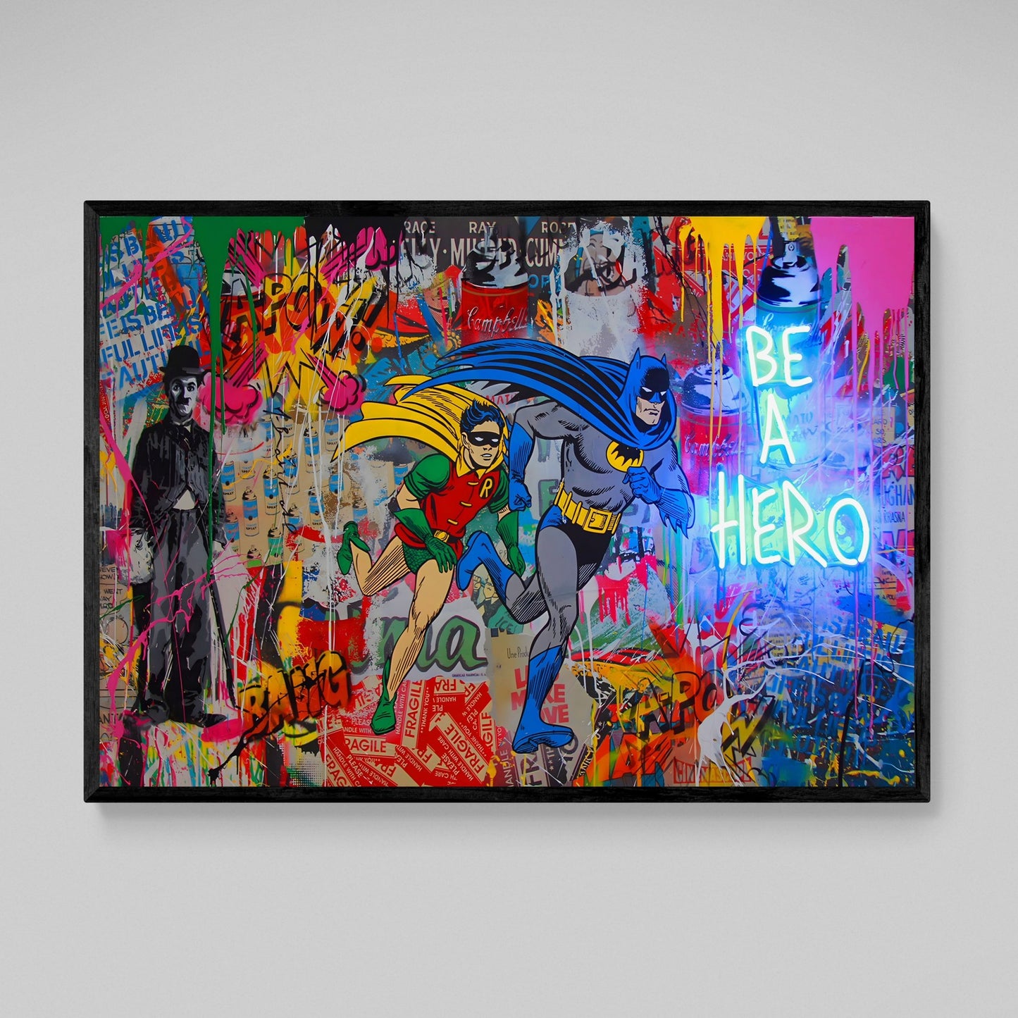 Comic Graffiti Wall Art - The Trendy Art