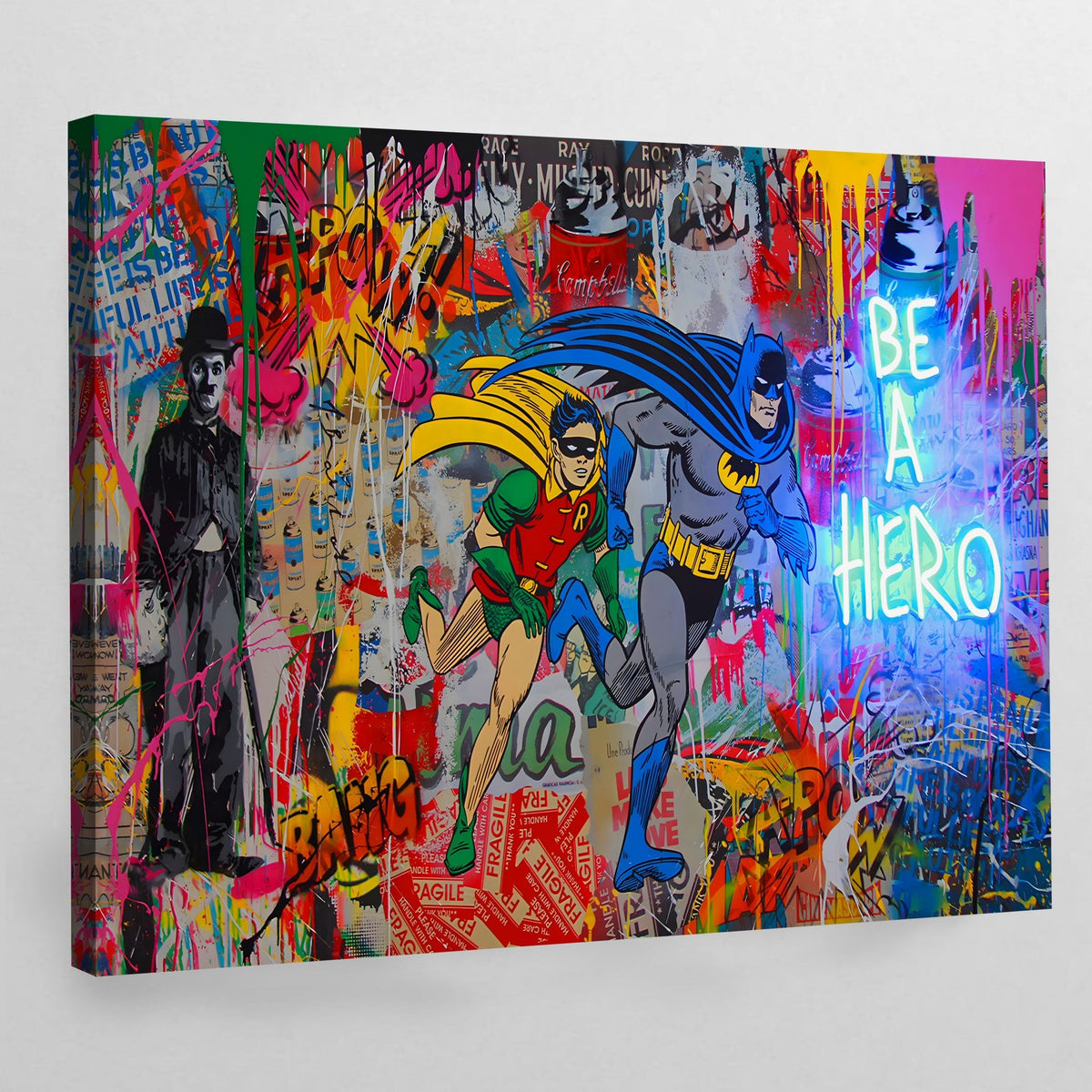 Comic Graffiti Wall Art - The Trendy Art