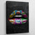Comic Lips Wall Art - The Trendy Art