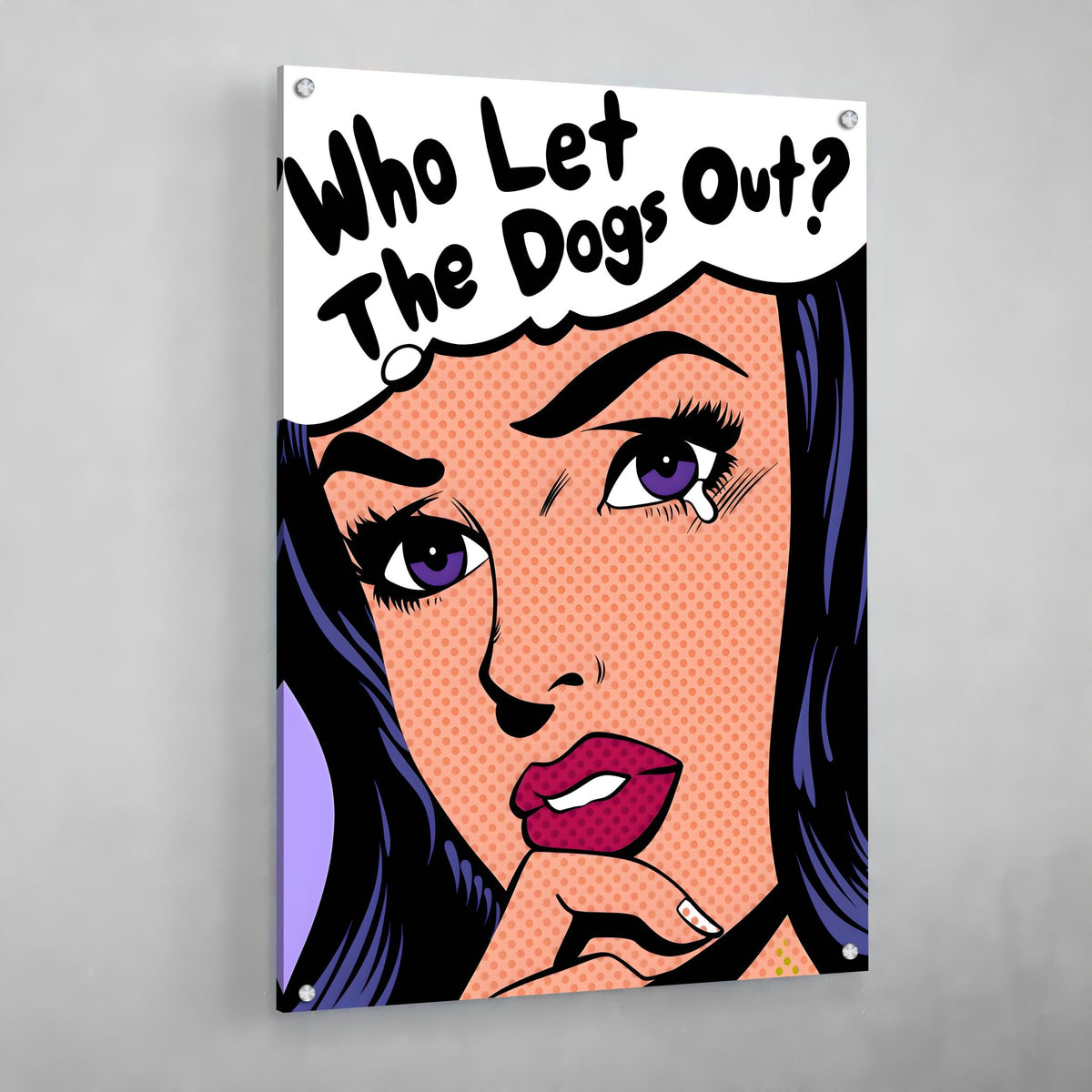 Comic Woman Pop Art Canvas - The Trendy Art