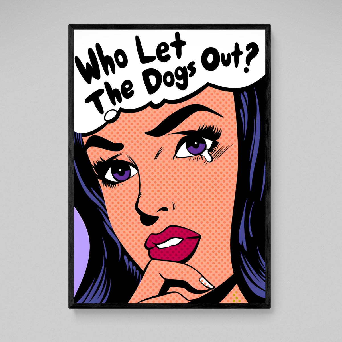 Comic Woman Pop Art Canvas - The Trendy Art