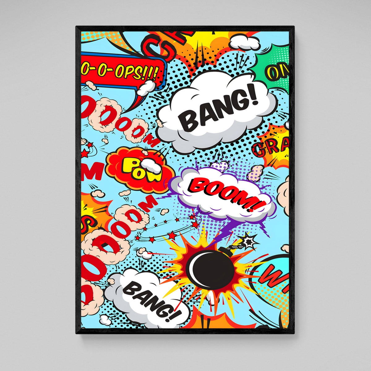 Comics Pop Art Canvas - The Trendy Art