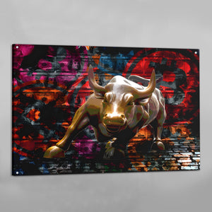 Crypto Bull Wall Art - The Trendy Art