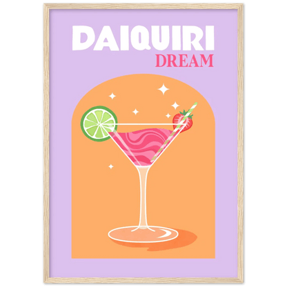 Daiquiri Dream Retro Wall Art - The Trendy Art