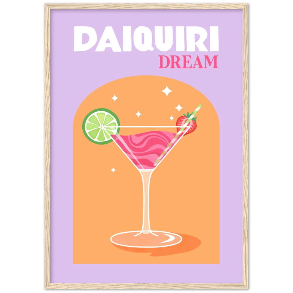 Daiquiri Dream Retro Wall Art - The Trendy Art