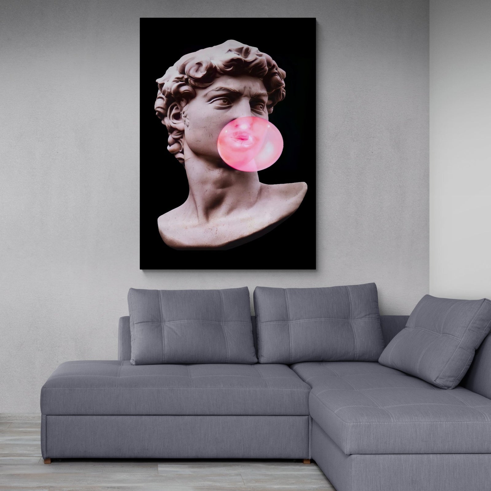 David Pop Art Canvas - The Trendy Art