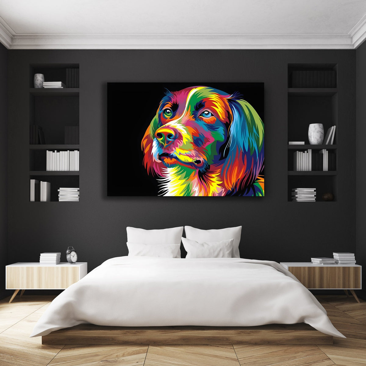 Dog Pop Art Canvas - The Trendy Art