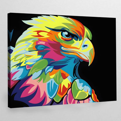 Eagle Pop Art Canvas - The Trendy Art