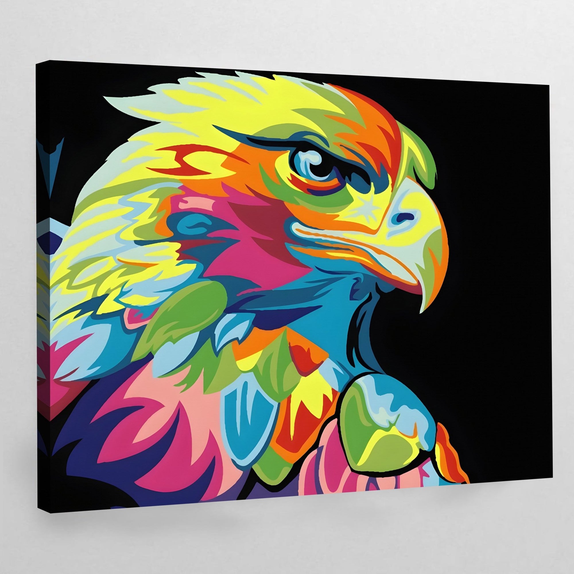 Eagle Pop Art Canvas - The Trendy Art