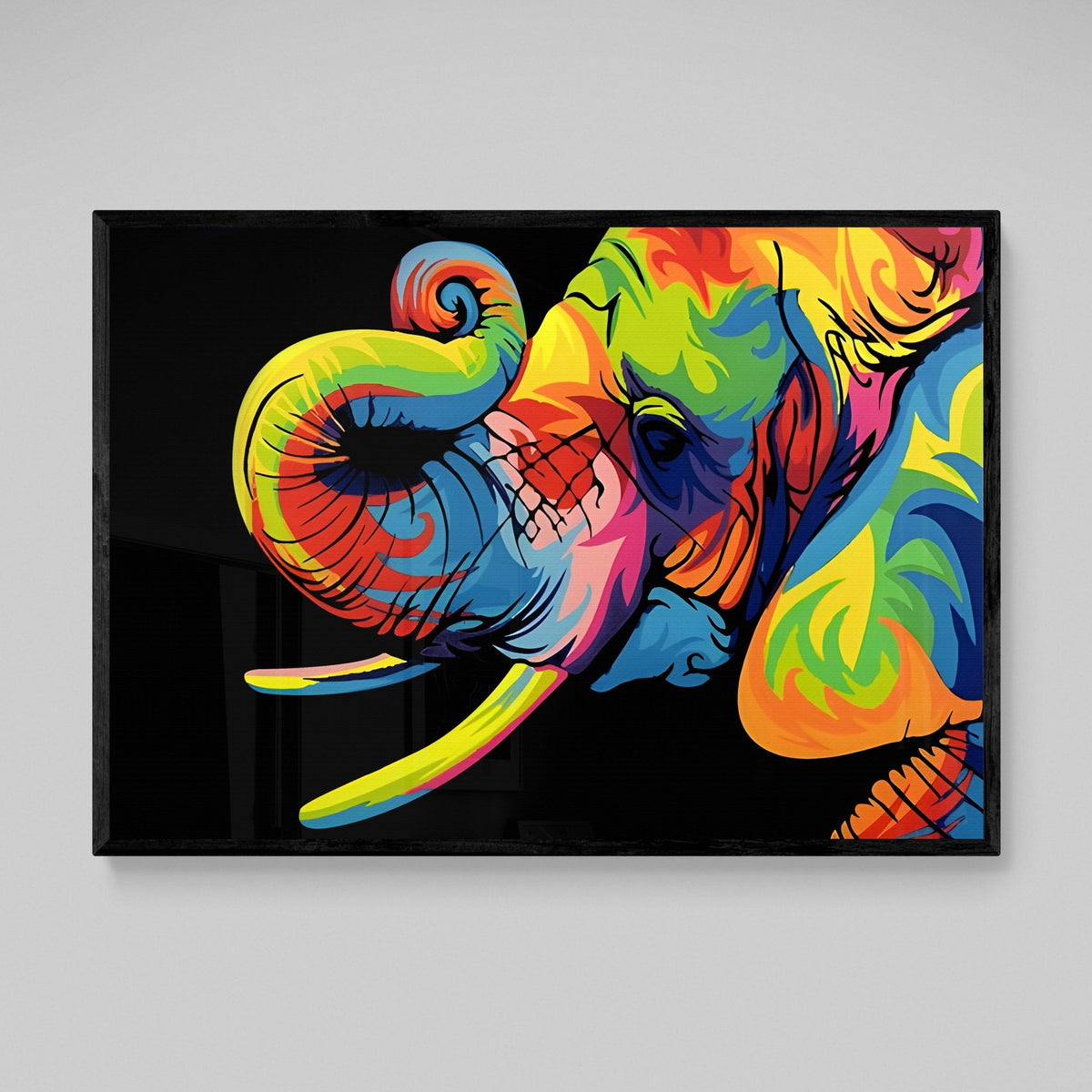 Elephant Pop Art Canvas - The Trendy Art