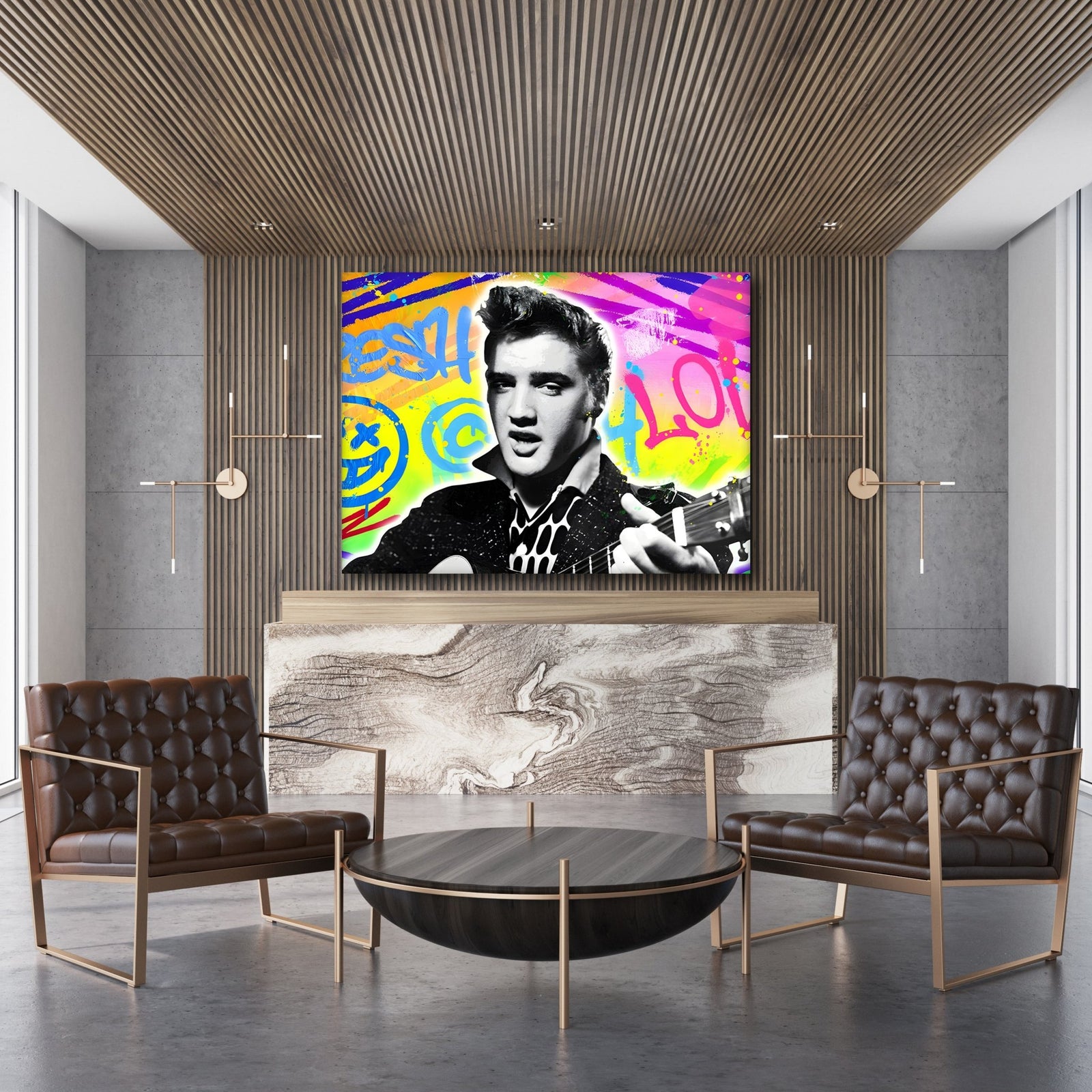 Elvis Presley Pop Art - The Trendy Art