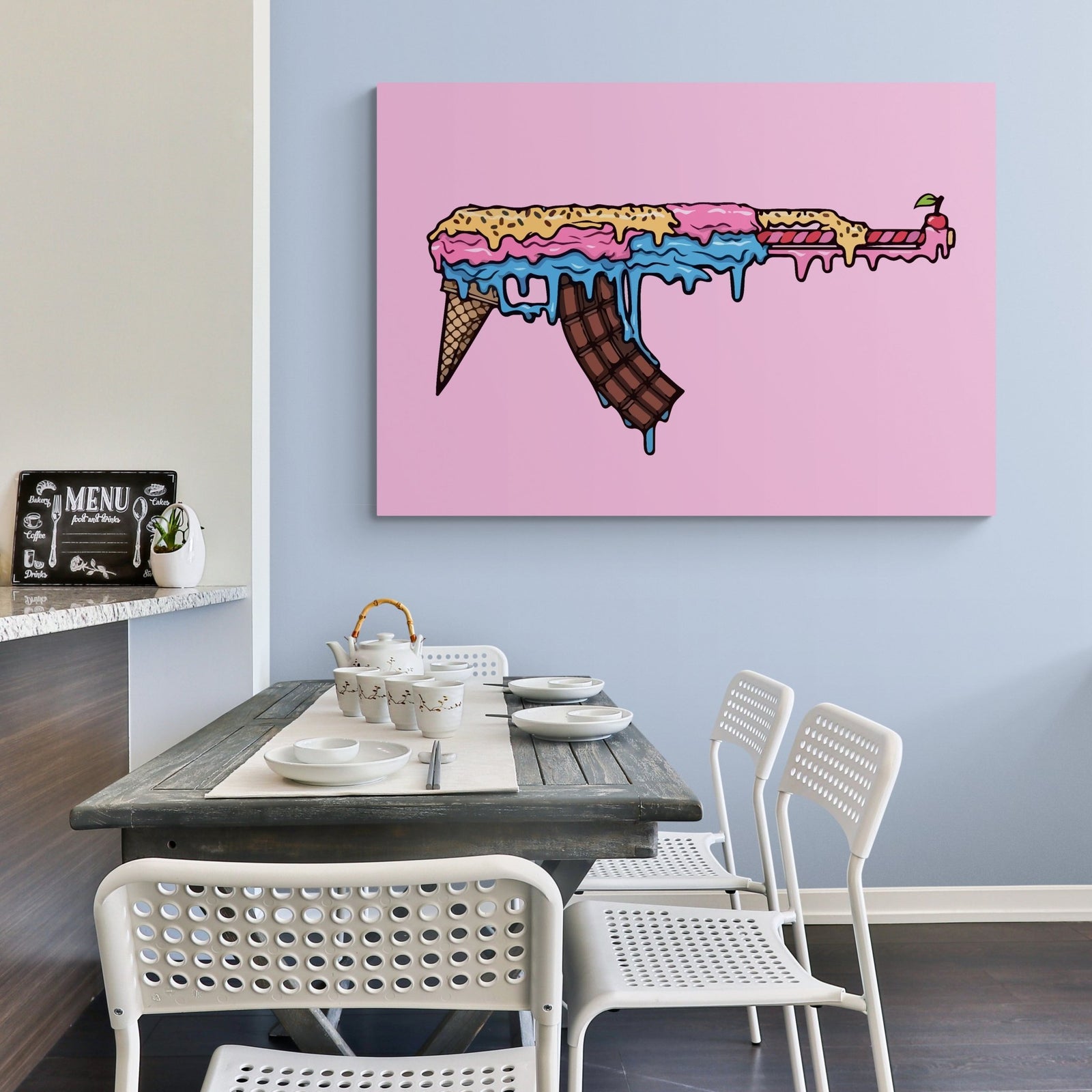 Food Pop Art Canvas - The Trendy Art