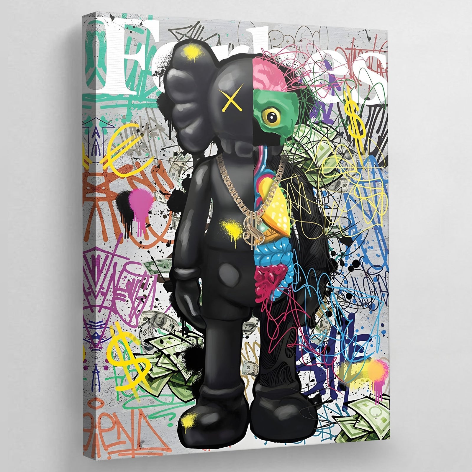 Buy Graffiti Bearbricks Canvas Art at Best Prices