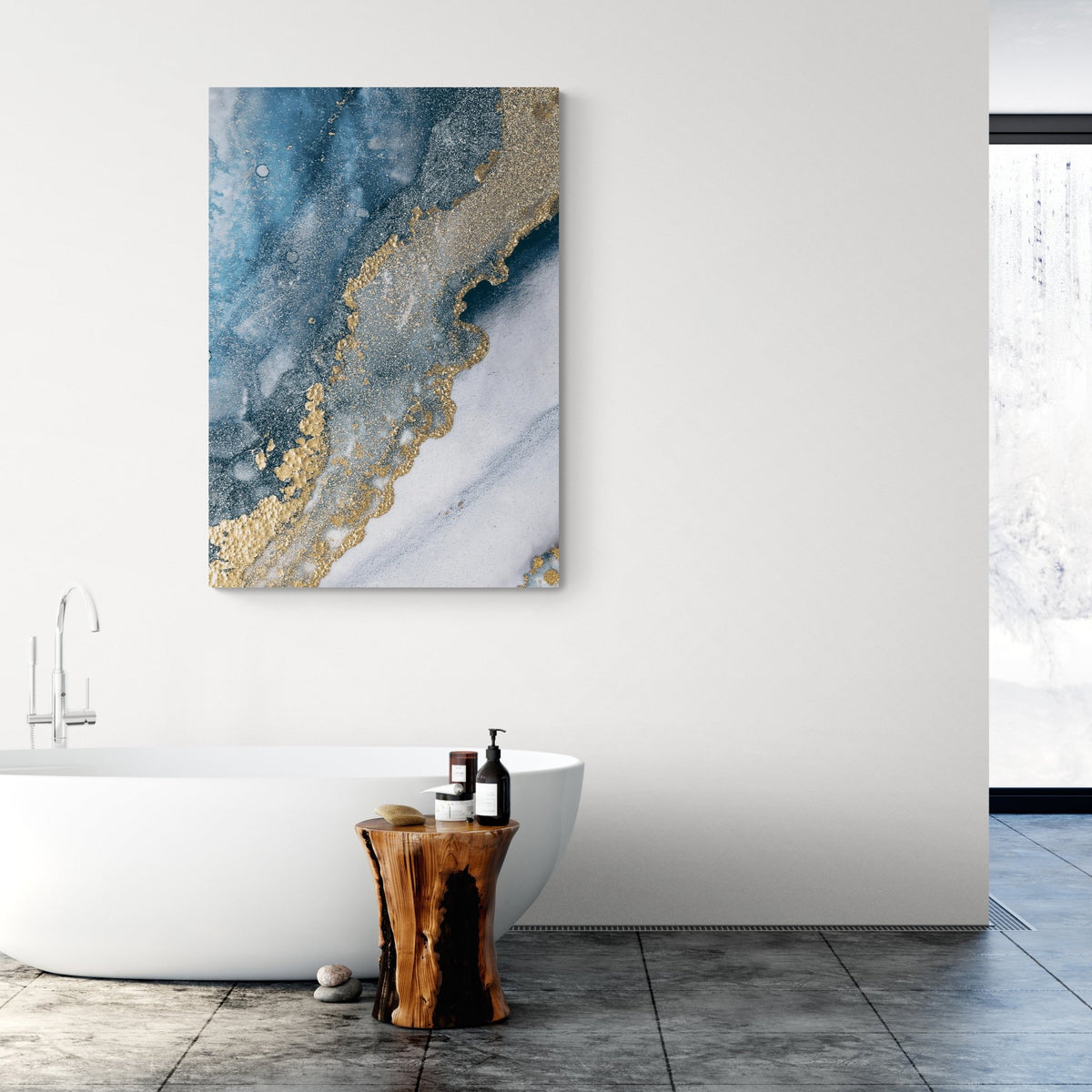 Framed Marble Wall Art - The Trendy Art