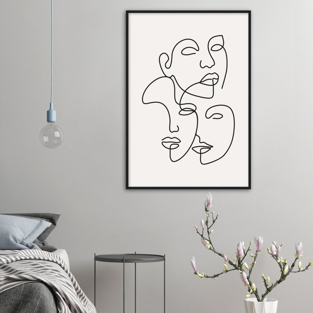 Framed Minimalist Wall Art - The Trendy Art