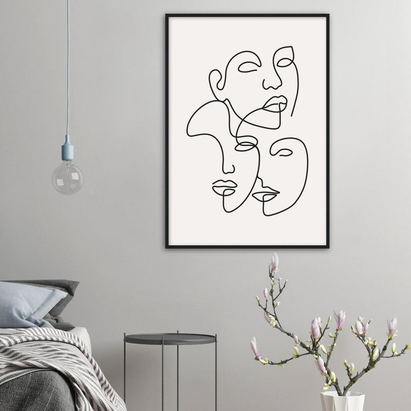 Framed Minimalist Wall Art | The Trendy Art