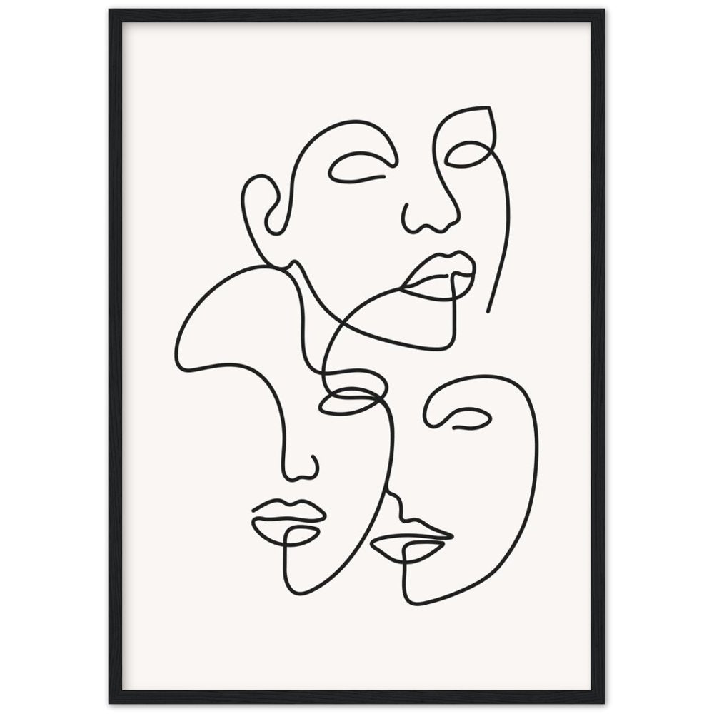 Framed Minimalist Wall Art - The Trendy Art