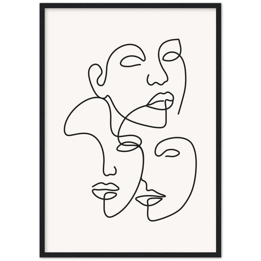 Framed Minimalist Wall Art - The Trendy Art
