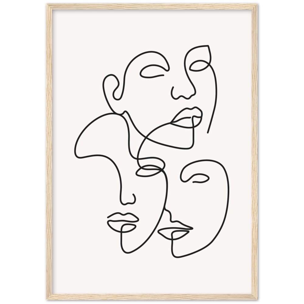 Framed Minimalist Wall Art - The Trendy Art