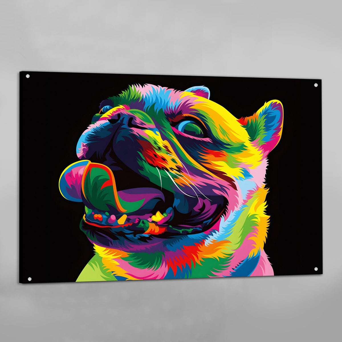 French Bulldog Pop Art Canvas - The Trendy Art