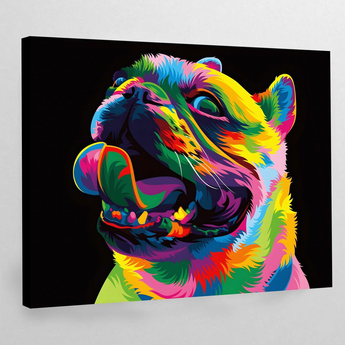 French Bulldog Pop Art Canvas - The Trendy Art