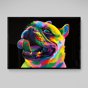 French Bulldog Pop Art Canvas - The Trendy Art