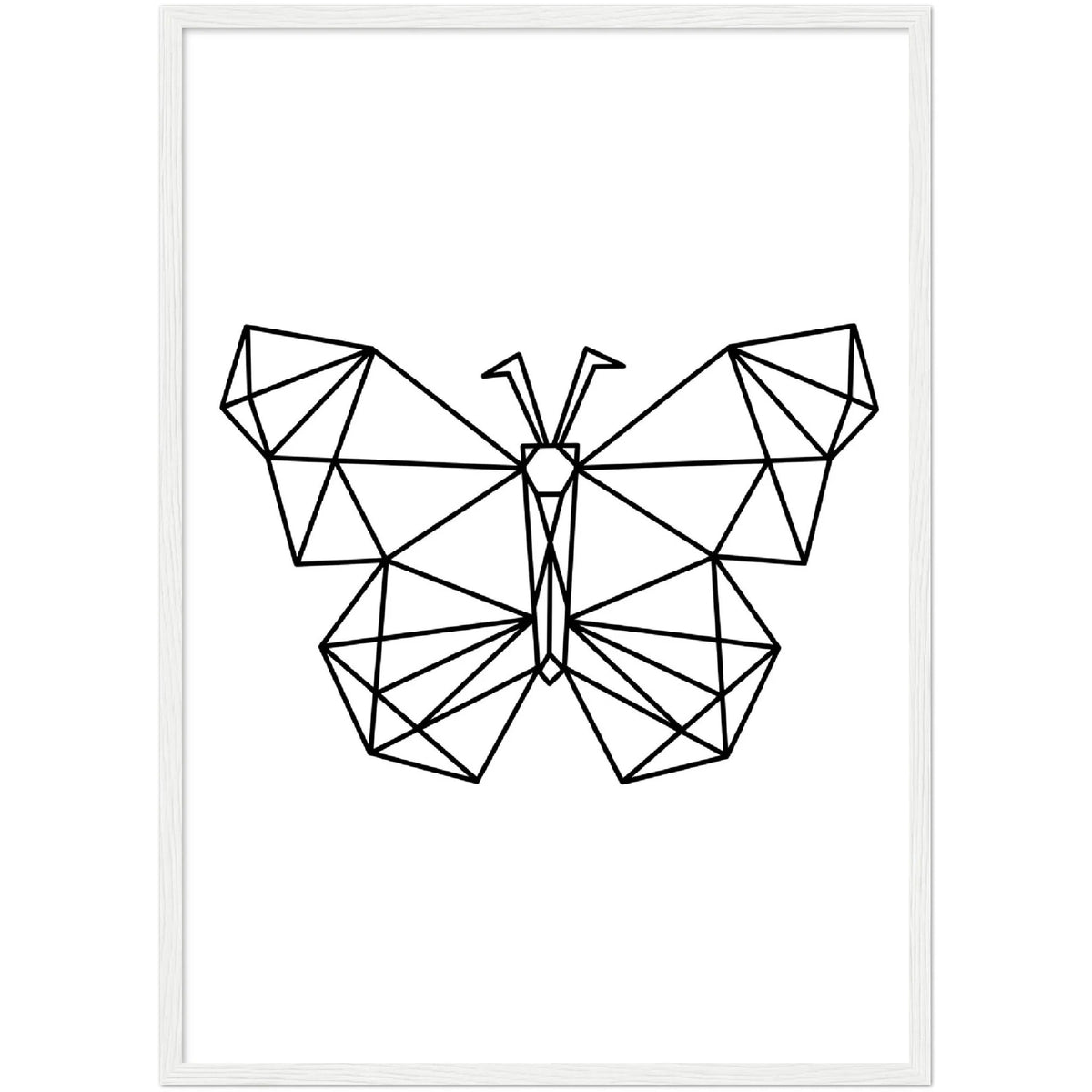 Geometric Butterfly Wall Art - The Trendy Art
