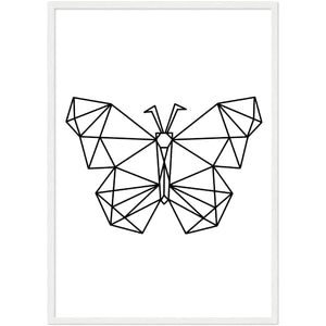 Geometric Butterfly Wall Art - The Trendy Art