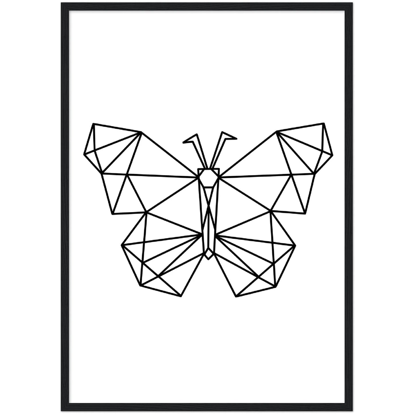 Geometric Butterfly Wall Art - The Trendy Art