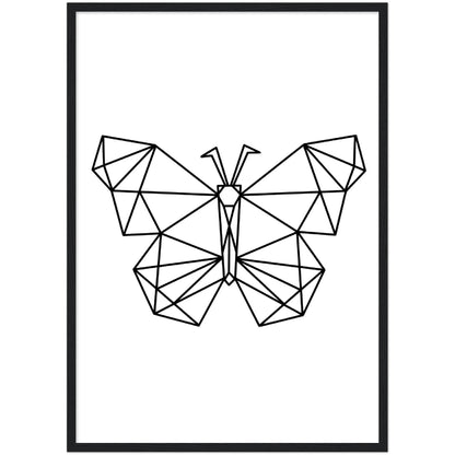 Geometric Butterfly Wall Art - The Trendy Art