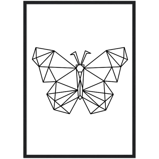 Geometric Butterfly Wall Art - The Trendy Art