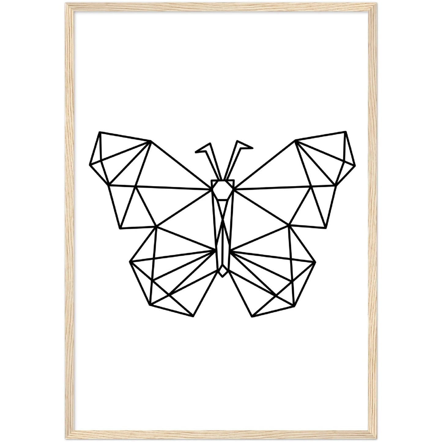Geometric Butterfly Wall Art - The Trendy Art