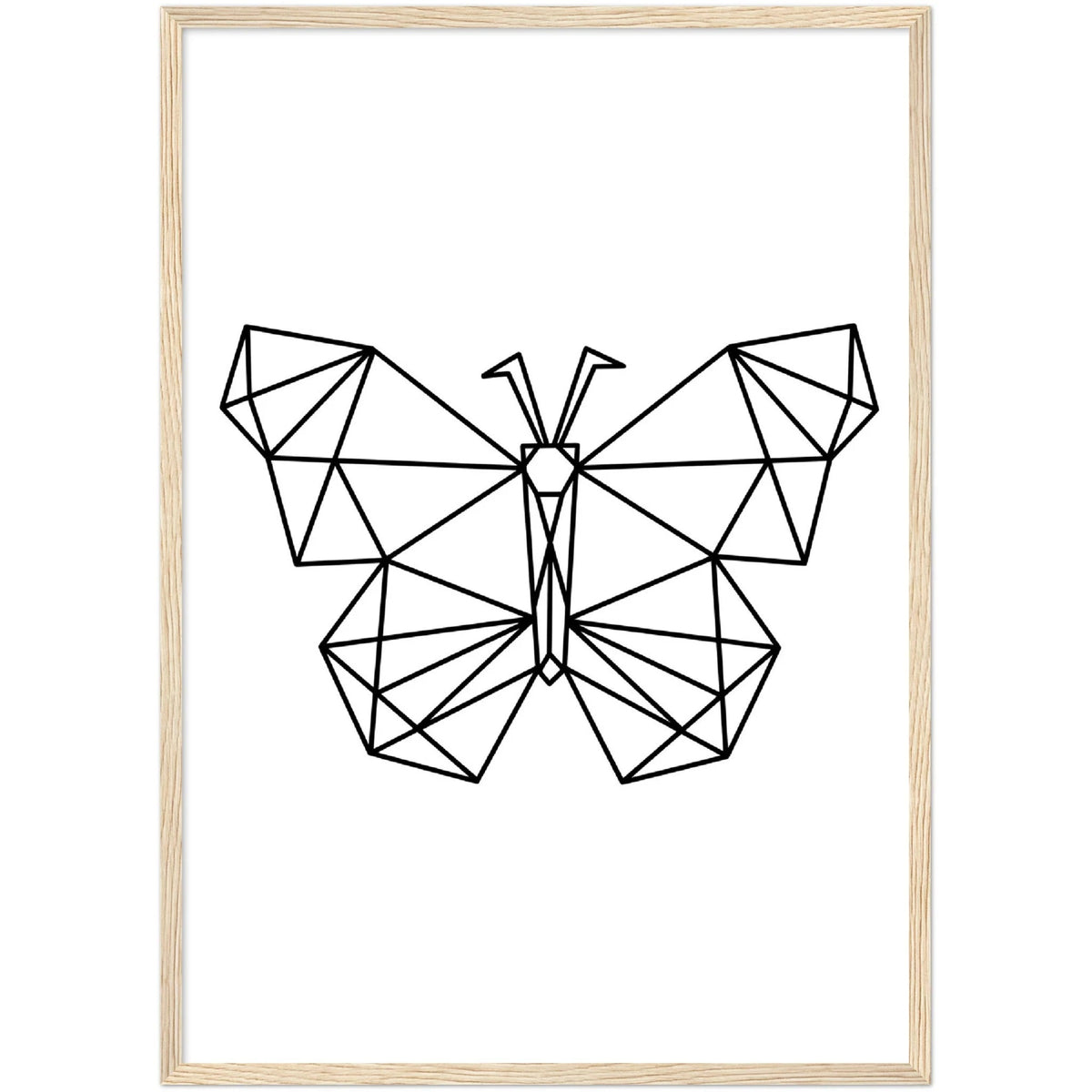 Geometric Butterfly Wall Art - The Trendy Art